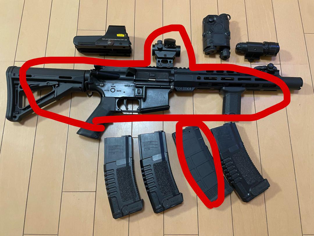 東京マルイ　M4 カスタム　スタンダード電動ガン　引退セット