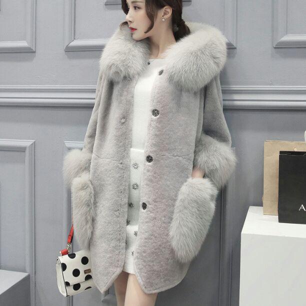 レディース ファーコート 冬服