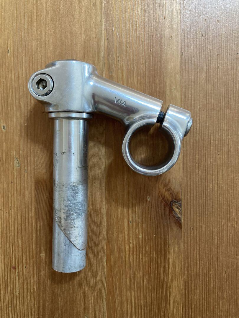 希少 美品 NITTO 天返しステム 60mm ピスト 旧njs 競輪 22.2