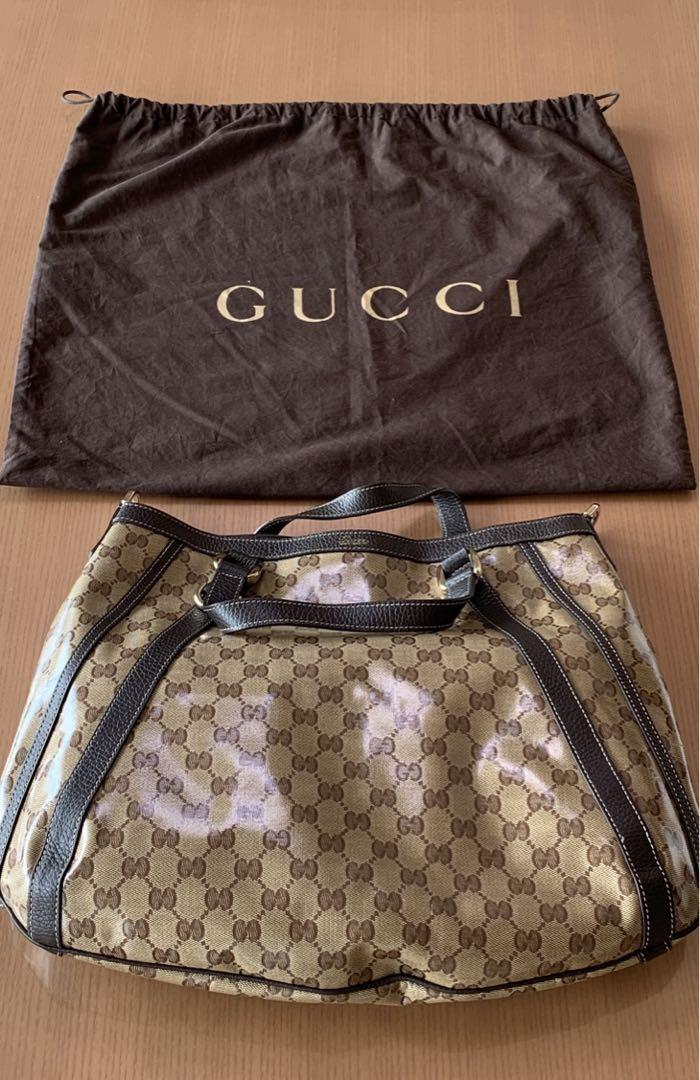 【美品】GUCCI GGクリスタル トートバッグ ショルダーバッグ 2wey