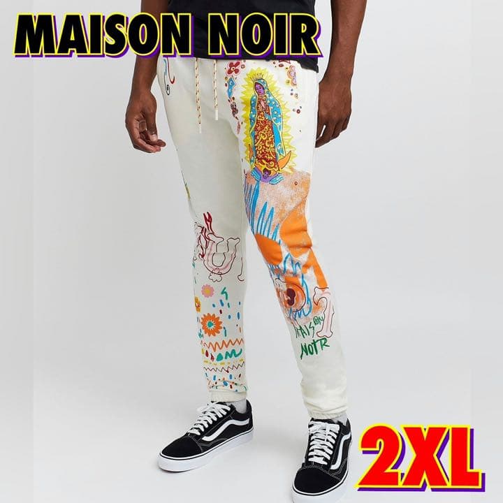 MAISO NOIR スウェット　白　2XL