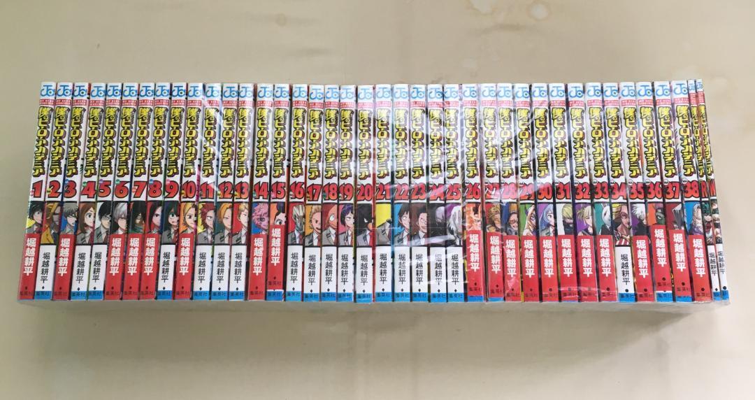 C92  僕のヒーローアカデミア  1～38巻セット Vol.R＆Vol.W付き