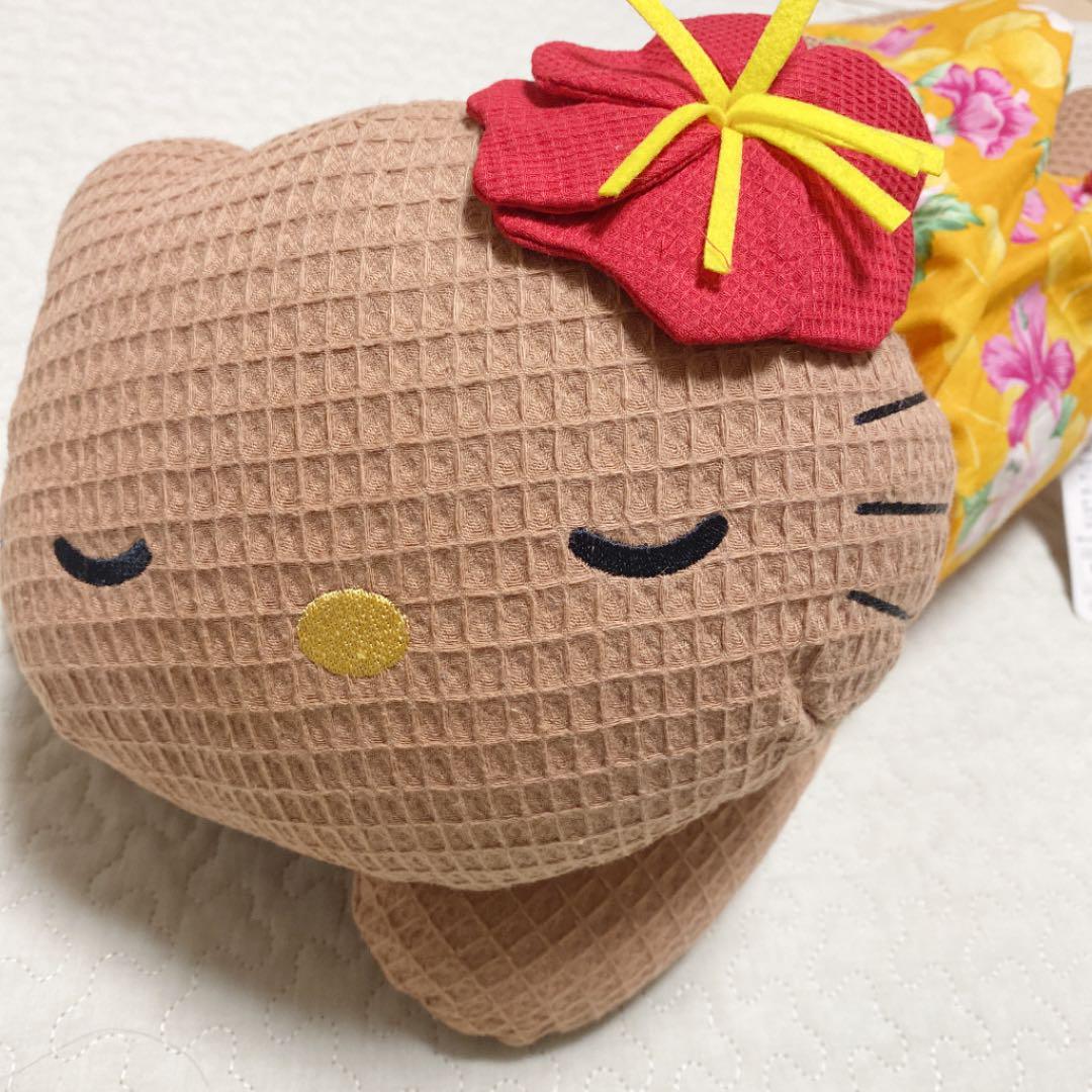 タグ付き　未使用　ハローキティ  日焼け　たれぐるみサマー　ぬいぐるみ