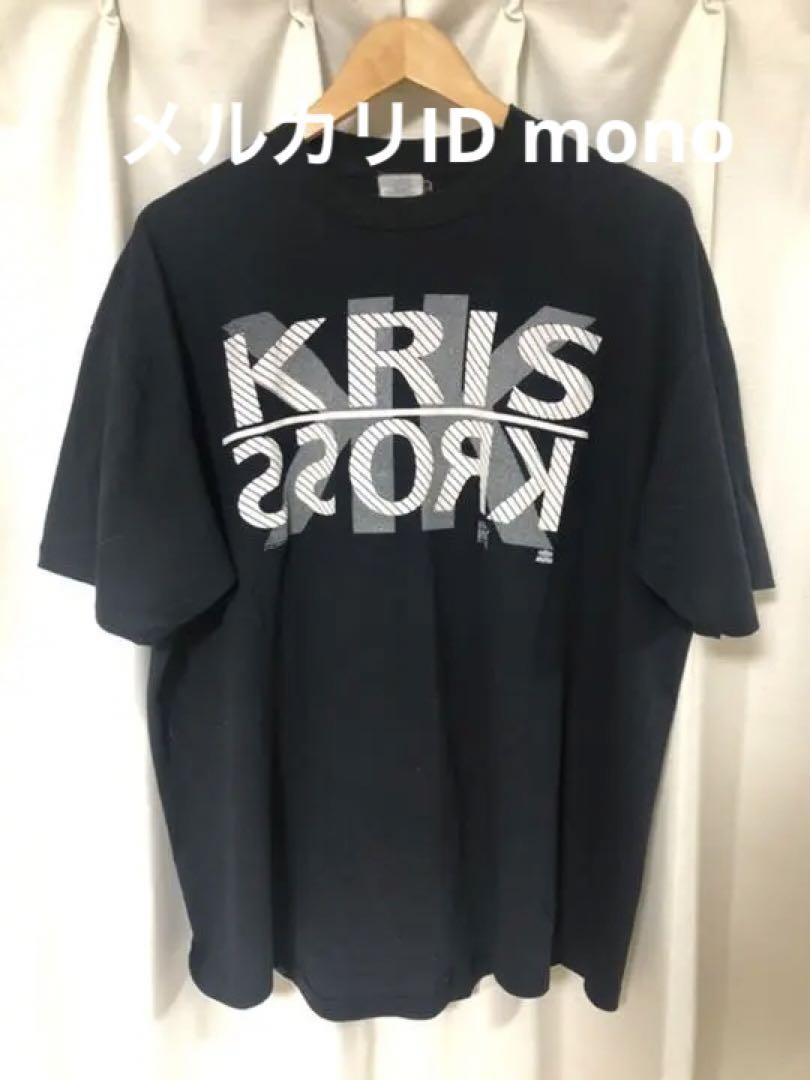 定番  XL 古 Kris ラップT Vintage Tシャツ Kross Tシャツ/カットソー(半袖/袖なし)