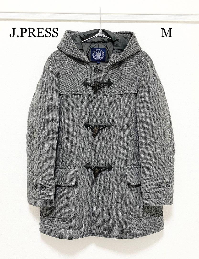 J.PRESS 0512 ジェイプレス グレー  Mサイズ 中綿ダッフルコート