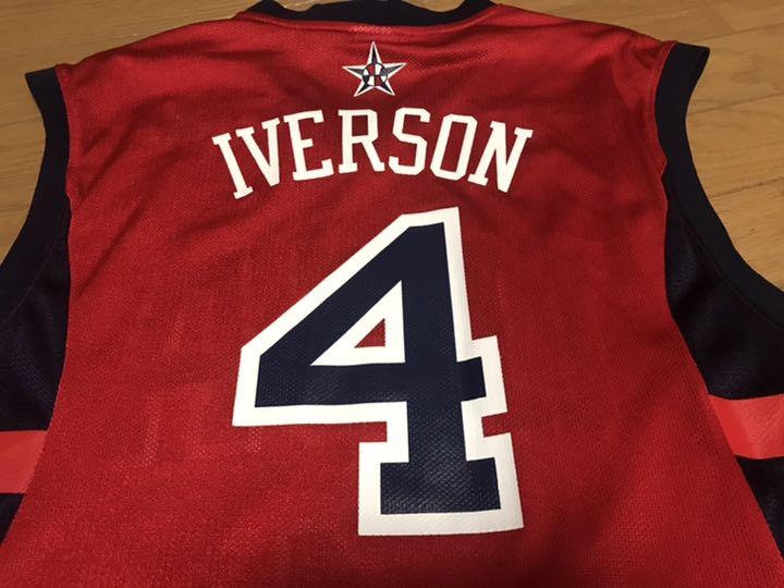 新品・タグ付き 激レアNBA USAユニフォーム（アイバーソン）