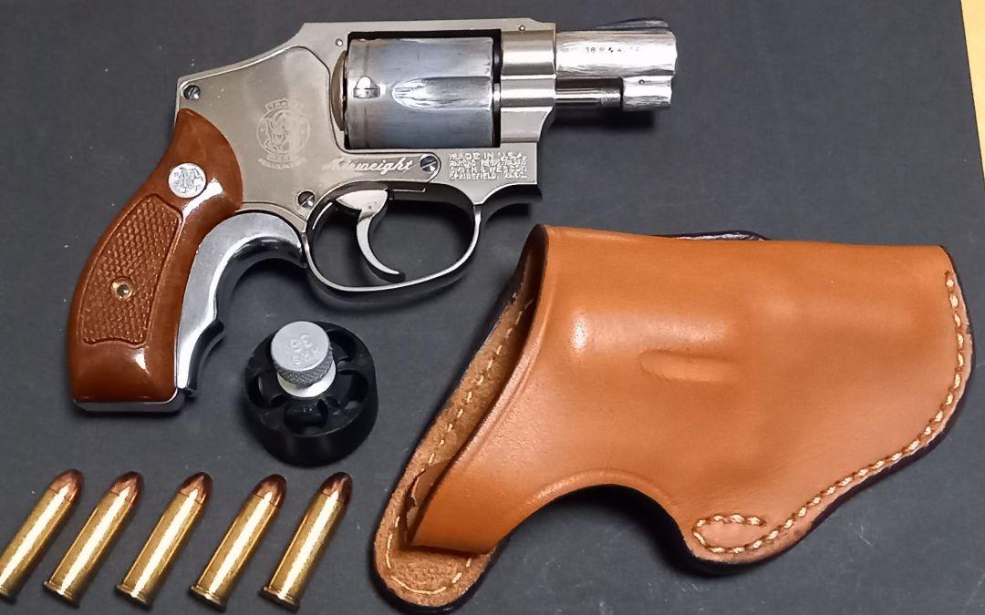 タナカ S&W M442センチニアルAir weight ニッケルカスタム仕様