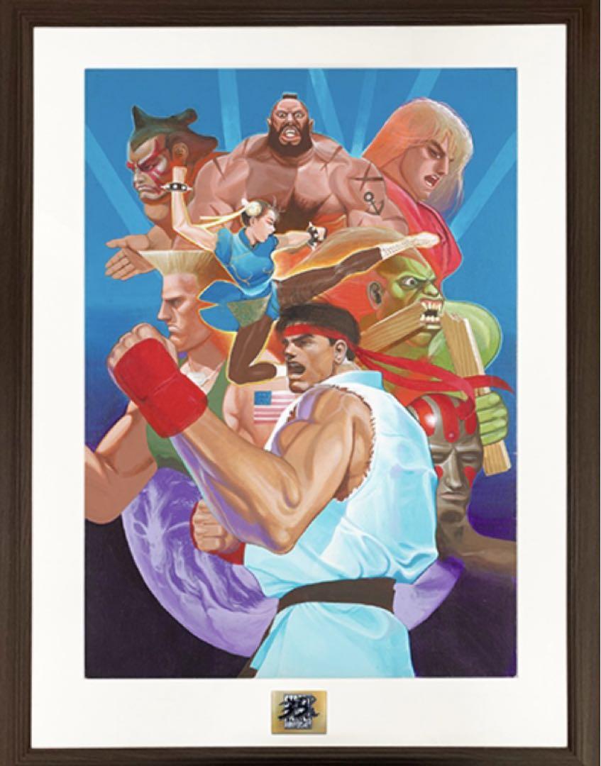 未開封 ストリートファイター2 メインビジュアル　複製画（原寸サイズ）