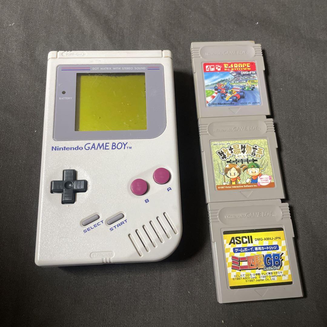 ①任天堂 初代ゲームボーイ 本体