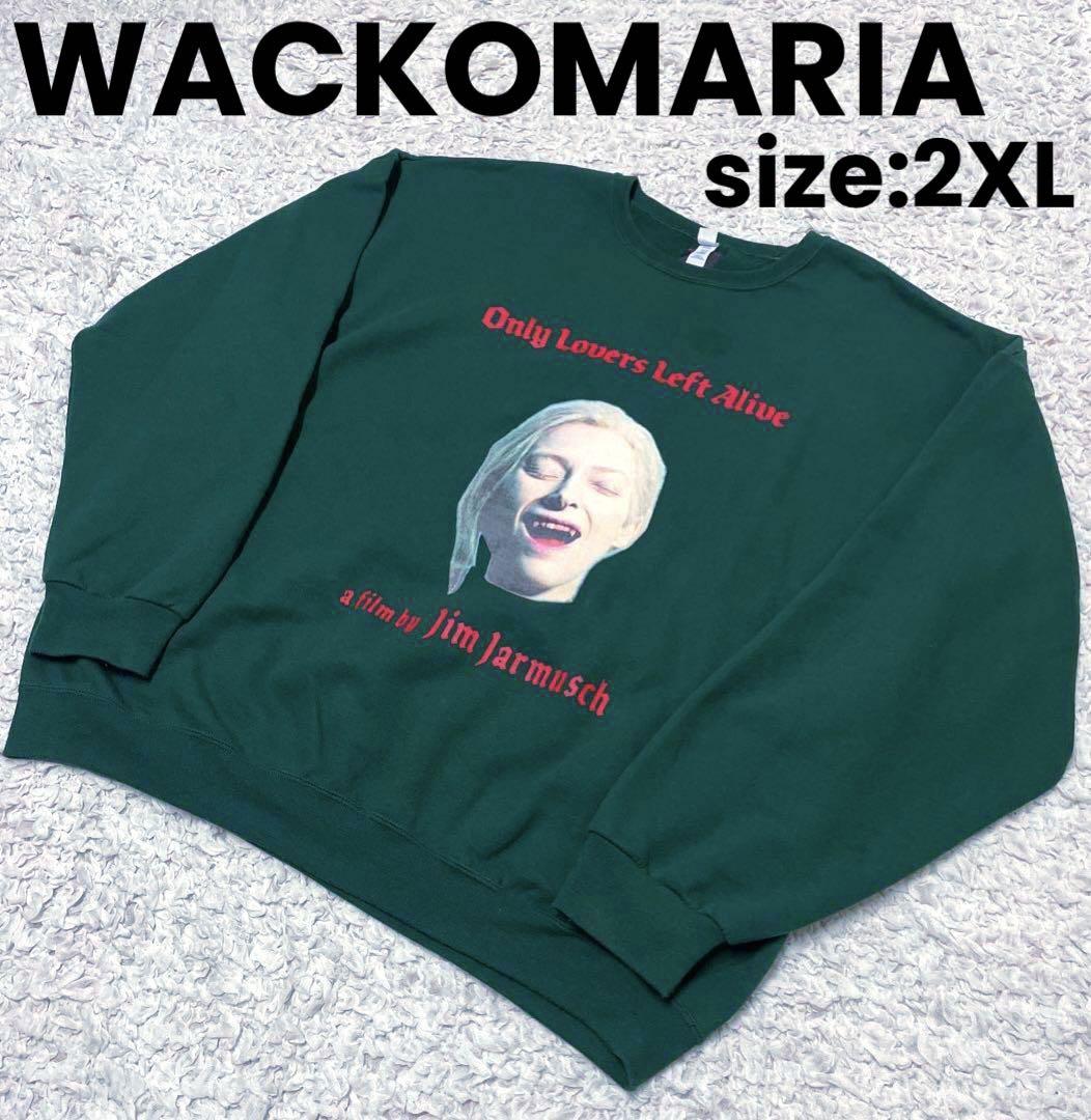 【即完売】希少サイズ ワコマリア ジム ジャームッシュス スウェット グリーン
