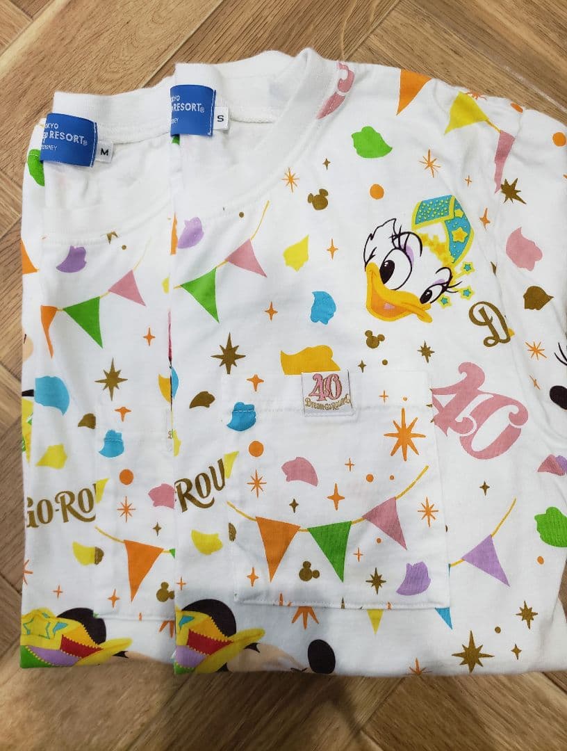 ディズニー40周年Tシャツ S,Mサイズ