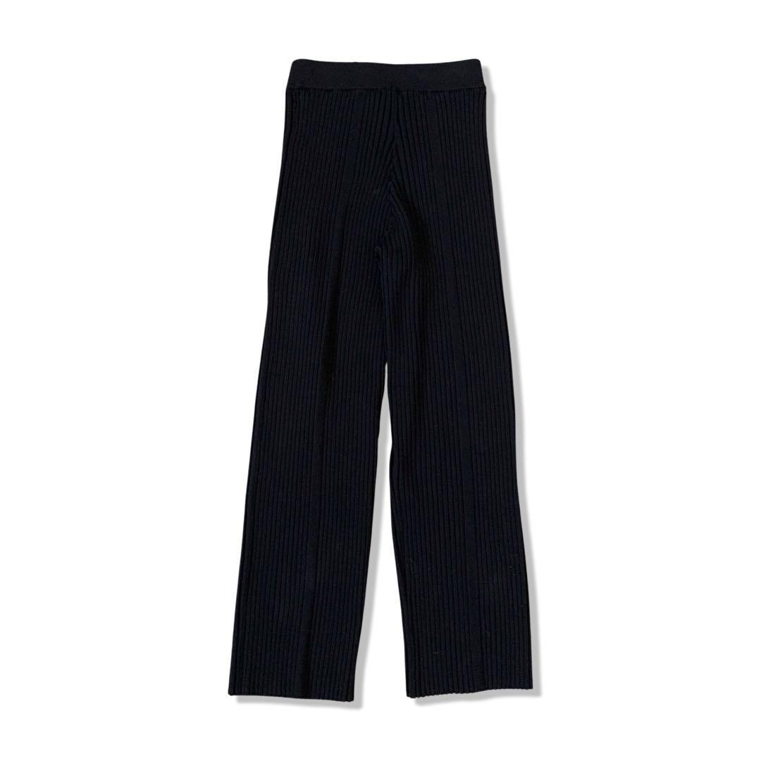 ハイク HYKE リブパンツ 定価3.6万程 着用1回 ウール混フレア 定番