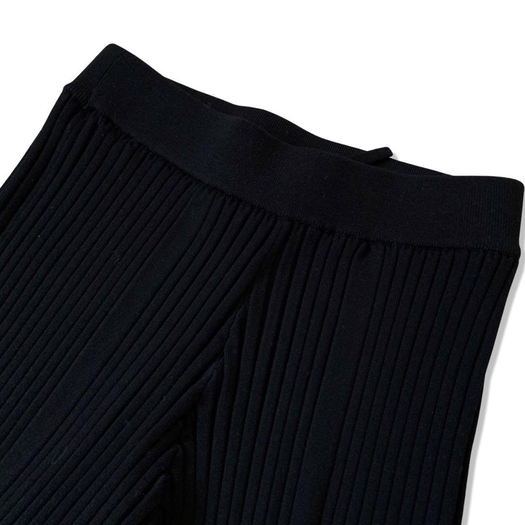 ハイク HYKE リブパンツ 定価3.6万程 着用1回 ウール混フレア 定番