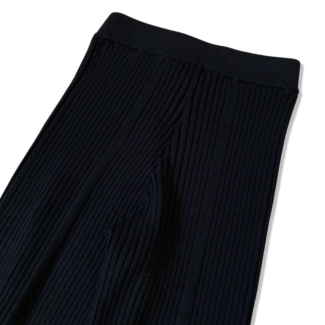 ハイク HYKE リブパンツ 定価3.6万程 着用1回 ウール混フレア 定番