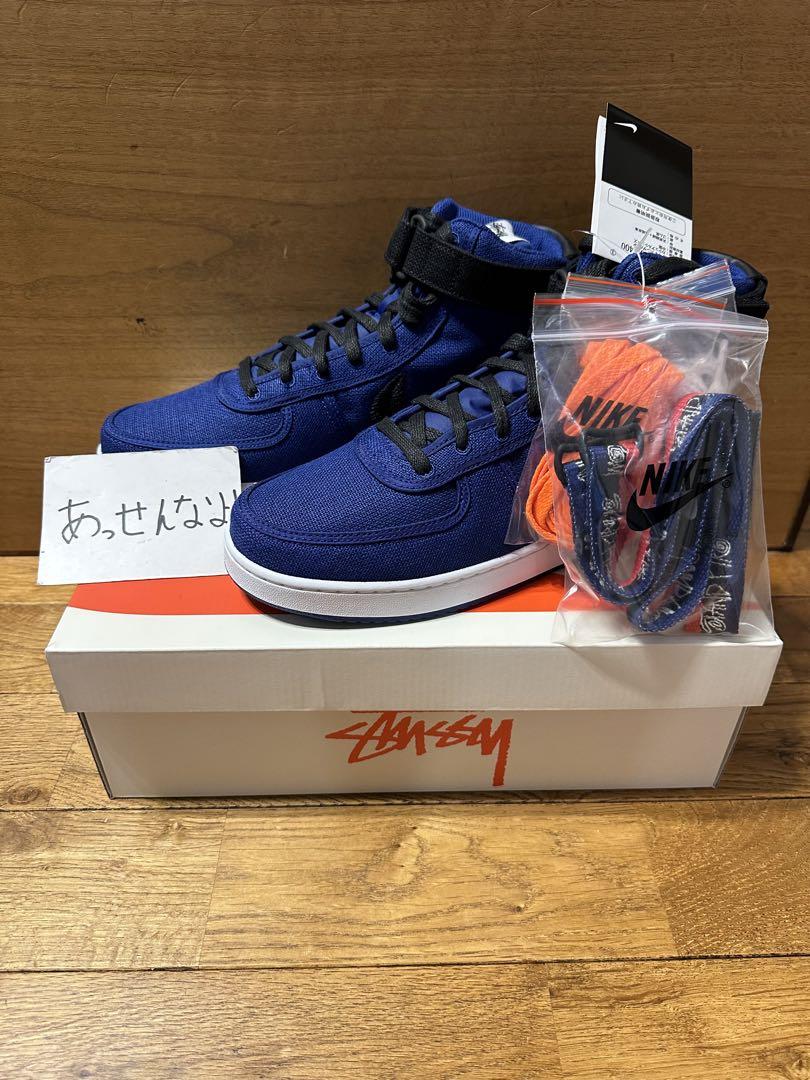 Stussy × Nike   Vandal High  23.5cm