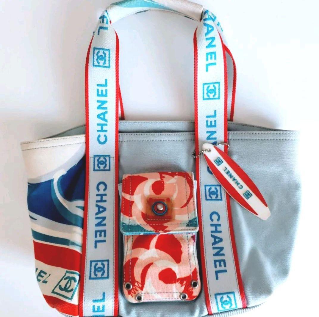 CHANEL サーフライン スポーツライン キャンバスバッグ