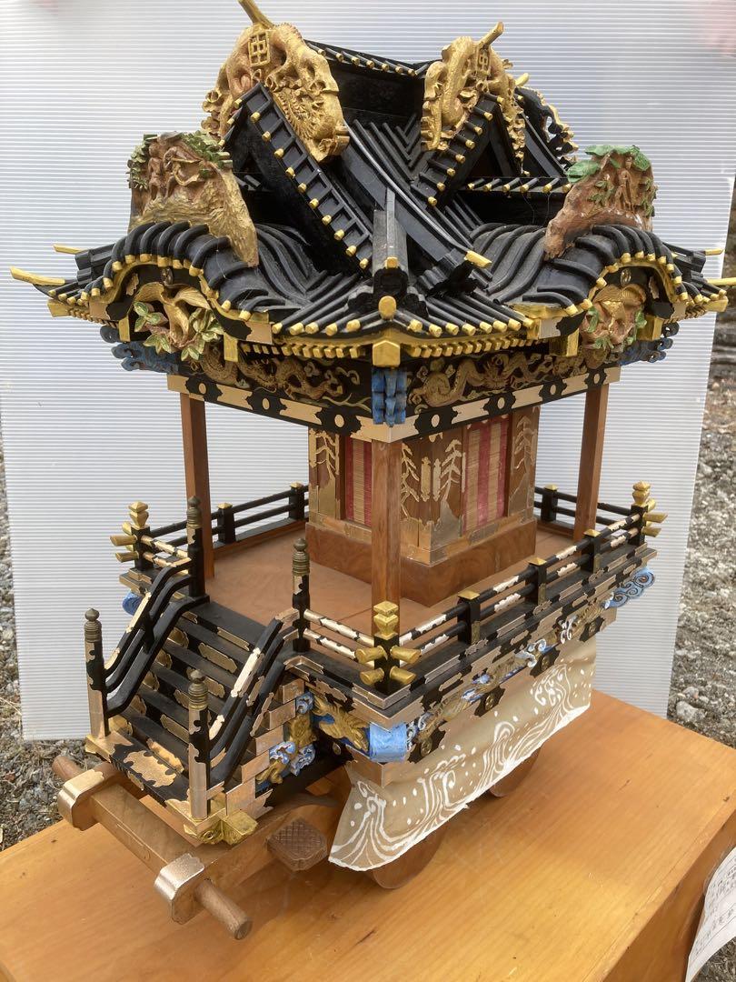 秩父夜祭の山車(中近)手作り模型