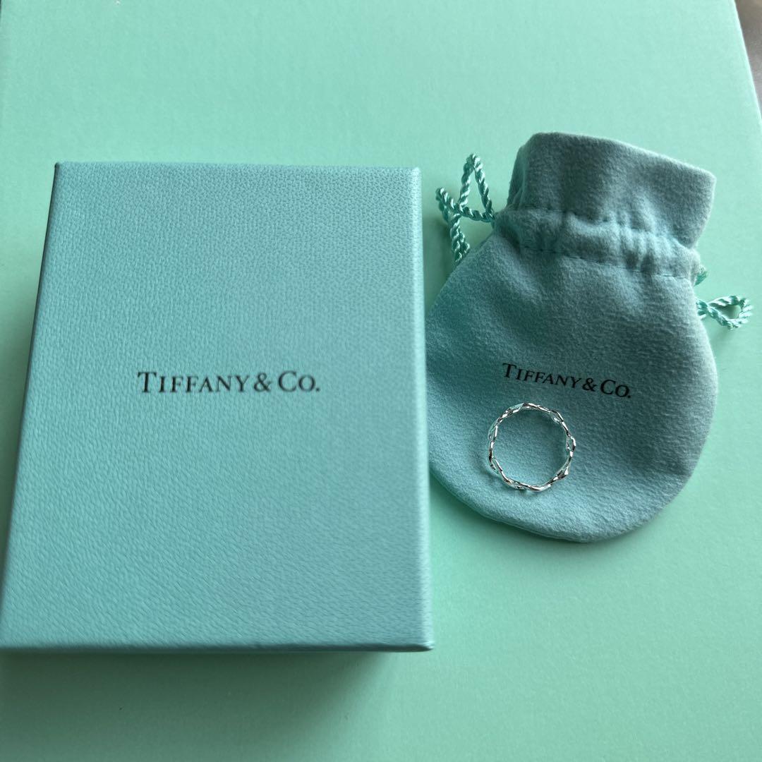 未使用　TIFFANY リング インフィニティ リング スターリング　13号