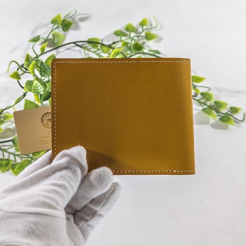 【美品】GANZO FICO 牛革 日本製 二つ折り財布