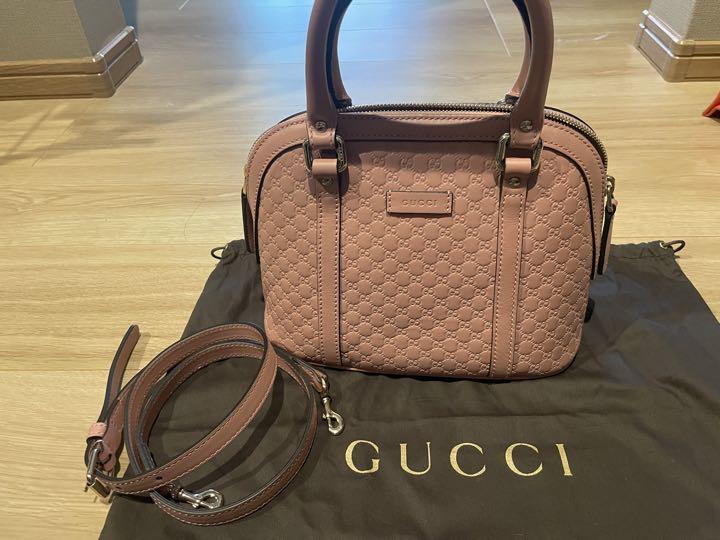 かなり美品 GUCCI ミニハンドバッグ ピンク
