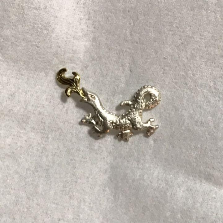 Geodesique ジィオデシック 片耳ピアス　サラマンダー
