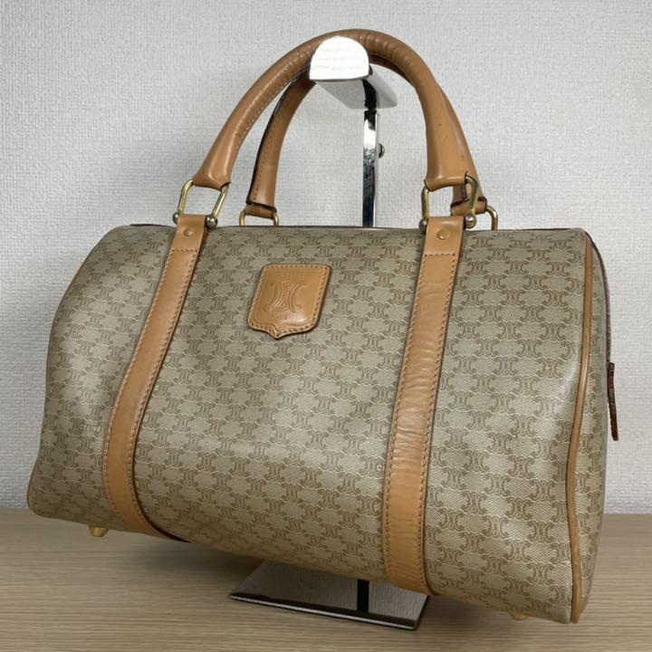 CELINE セリーヌ マカダム　ミニボストンバッグ　ハンドバッグ