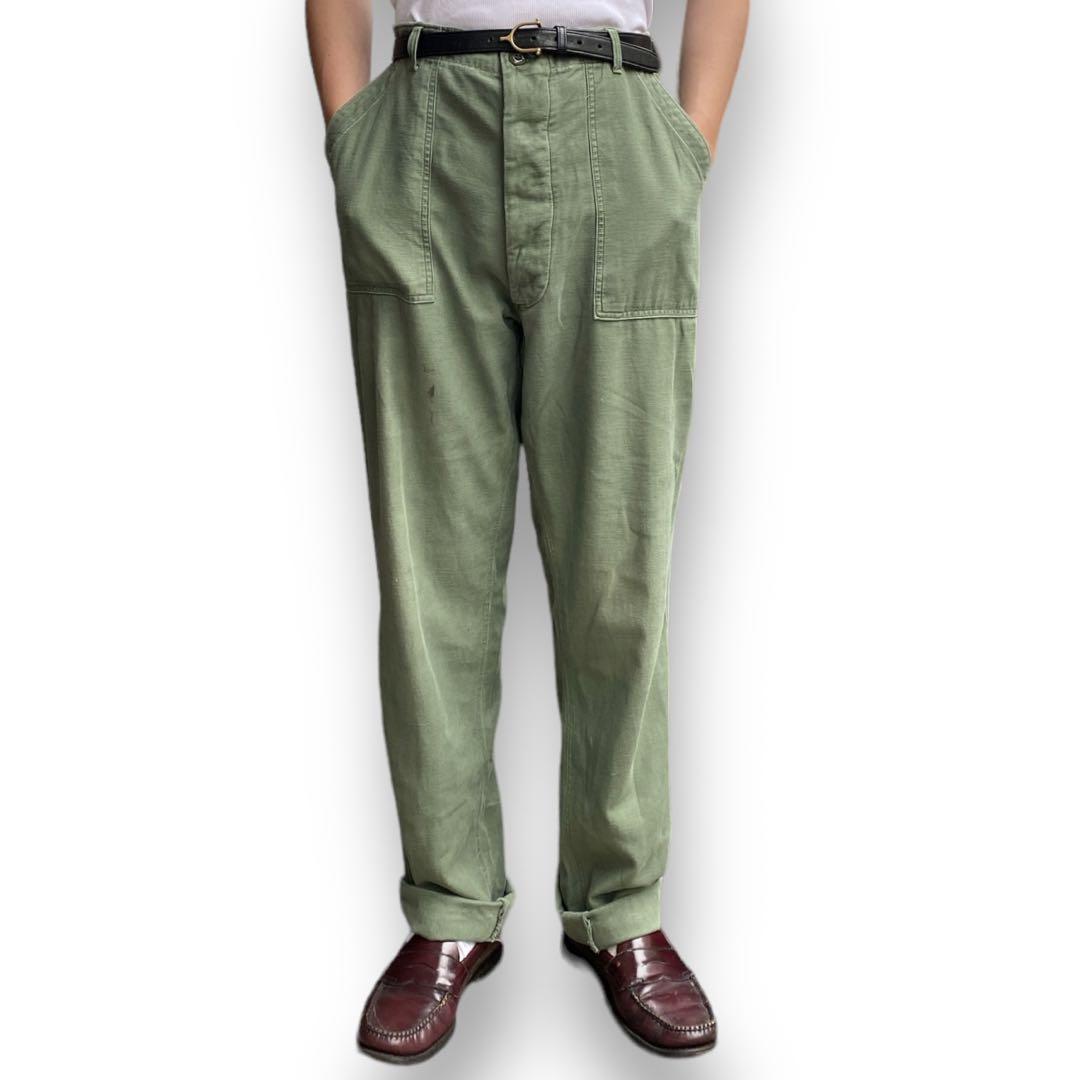 60s U.S.ARMY OG107 ベイカーパンツ 60年代 ミリタリー
