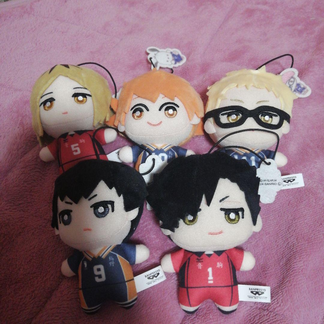 ハイキュー×サンリオキャラクターズ ちみっともぬい 5種セット
