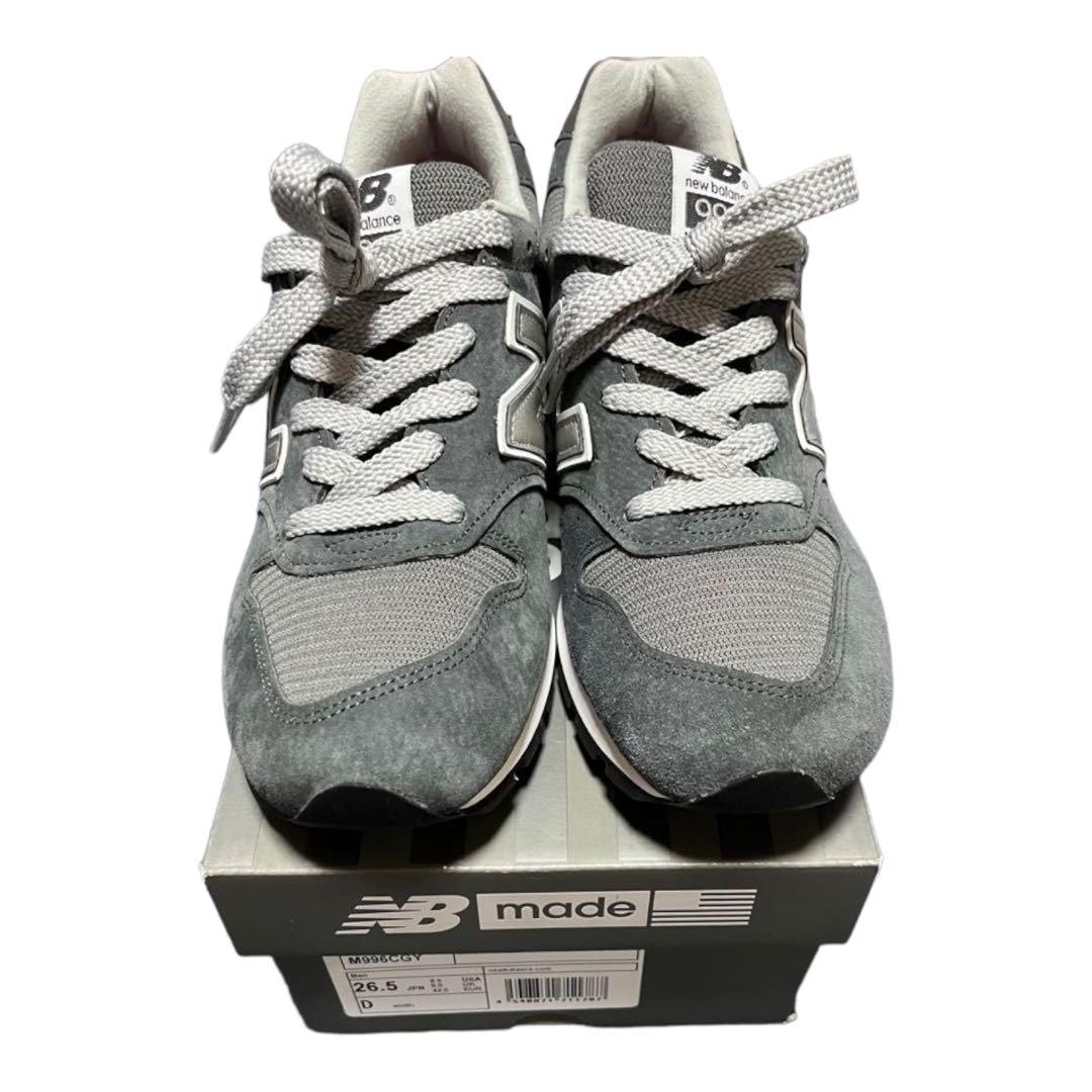 ニューバランス　m996CGY usa製　26.5cm