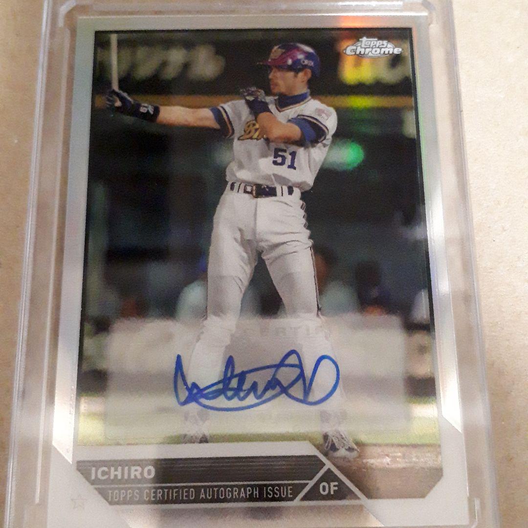 TOPPS CHROME NPB 2023 オリックス イチロー 直筆サイン