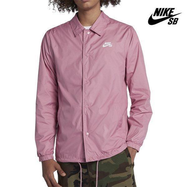 新品☆NIKE SBコーチジャケット ナイロンジャケット ブルゾンピンクSサイズ