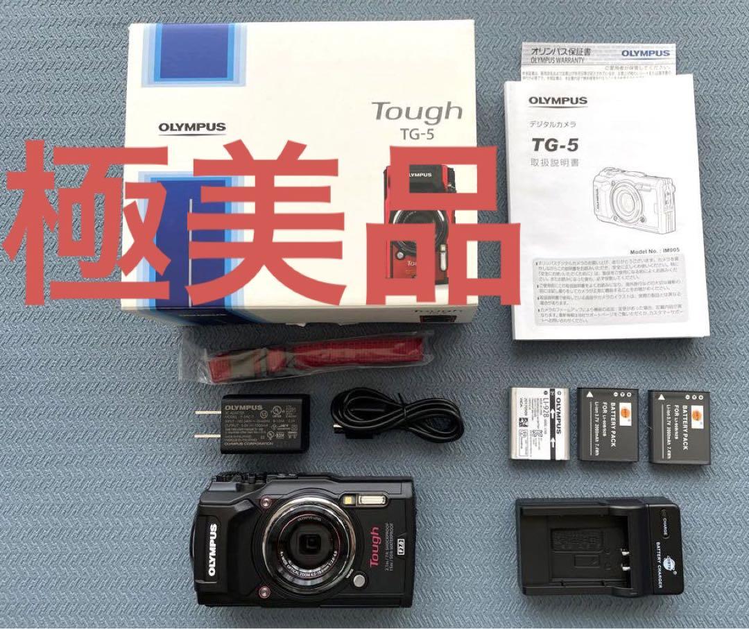 【美品】 OLYMPUS オリンパス TG TG-5 BLACK