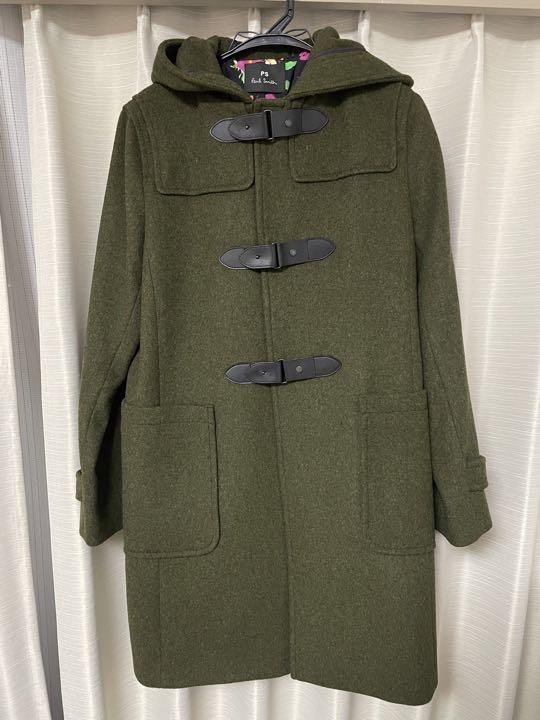 Paul Smith ポールスミス ウールアウターダッフルコート カーキ　42