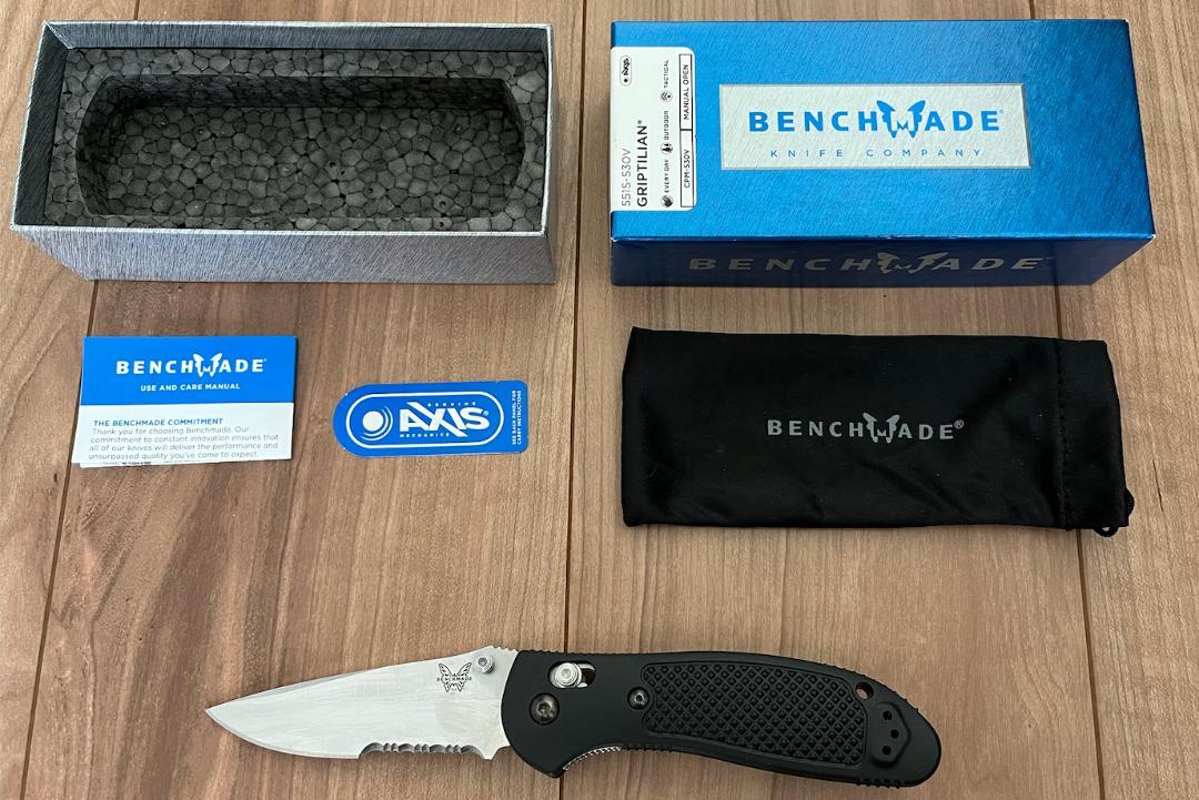 [実物未使用] BENCHMADE Griptilian 551S-S30V