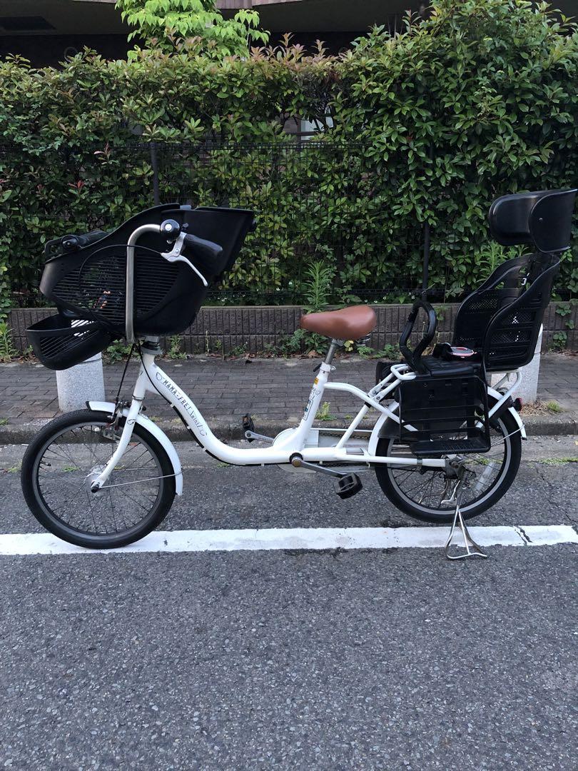 チャイルドシート付き自転車