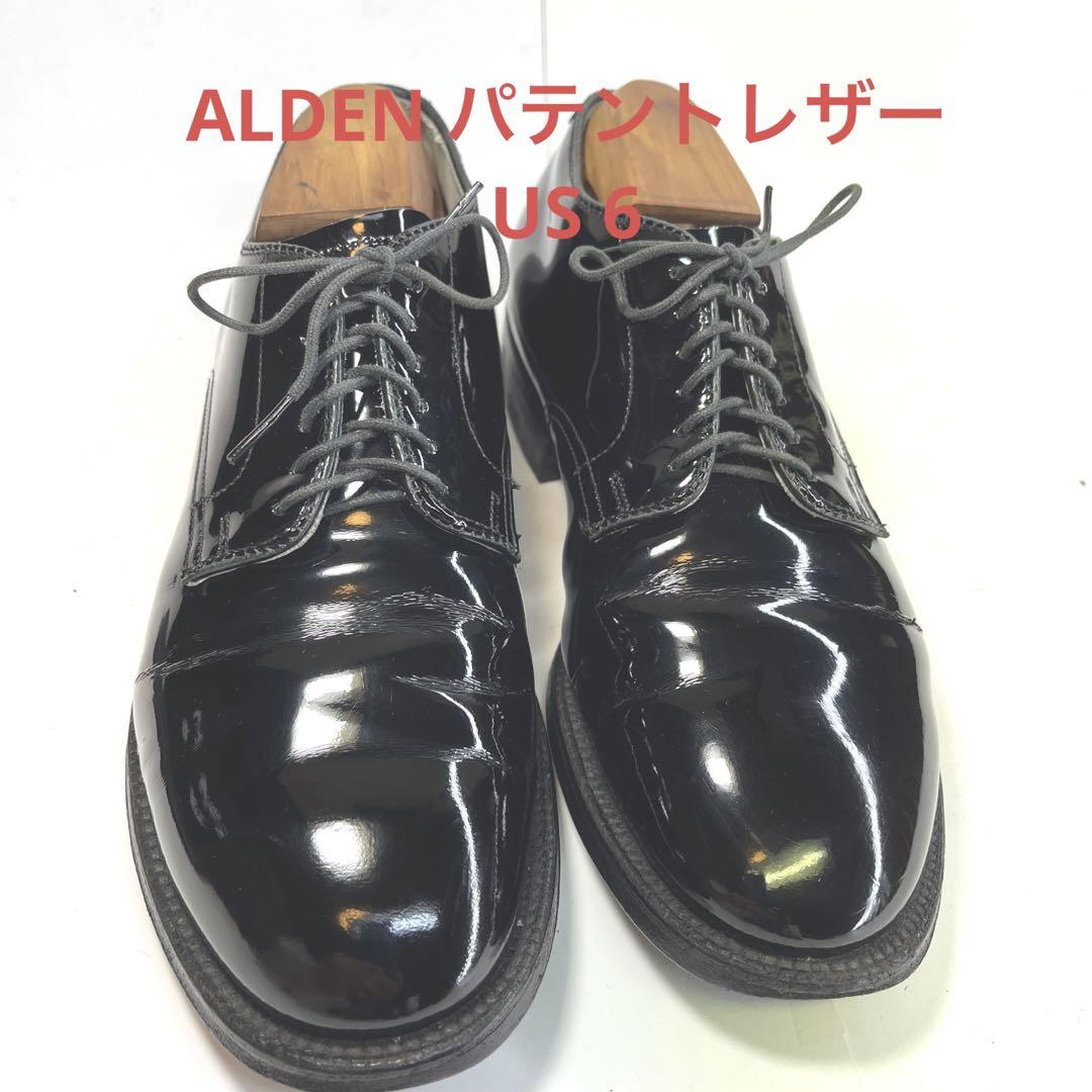 ALDEN パテントレザー　US 6