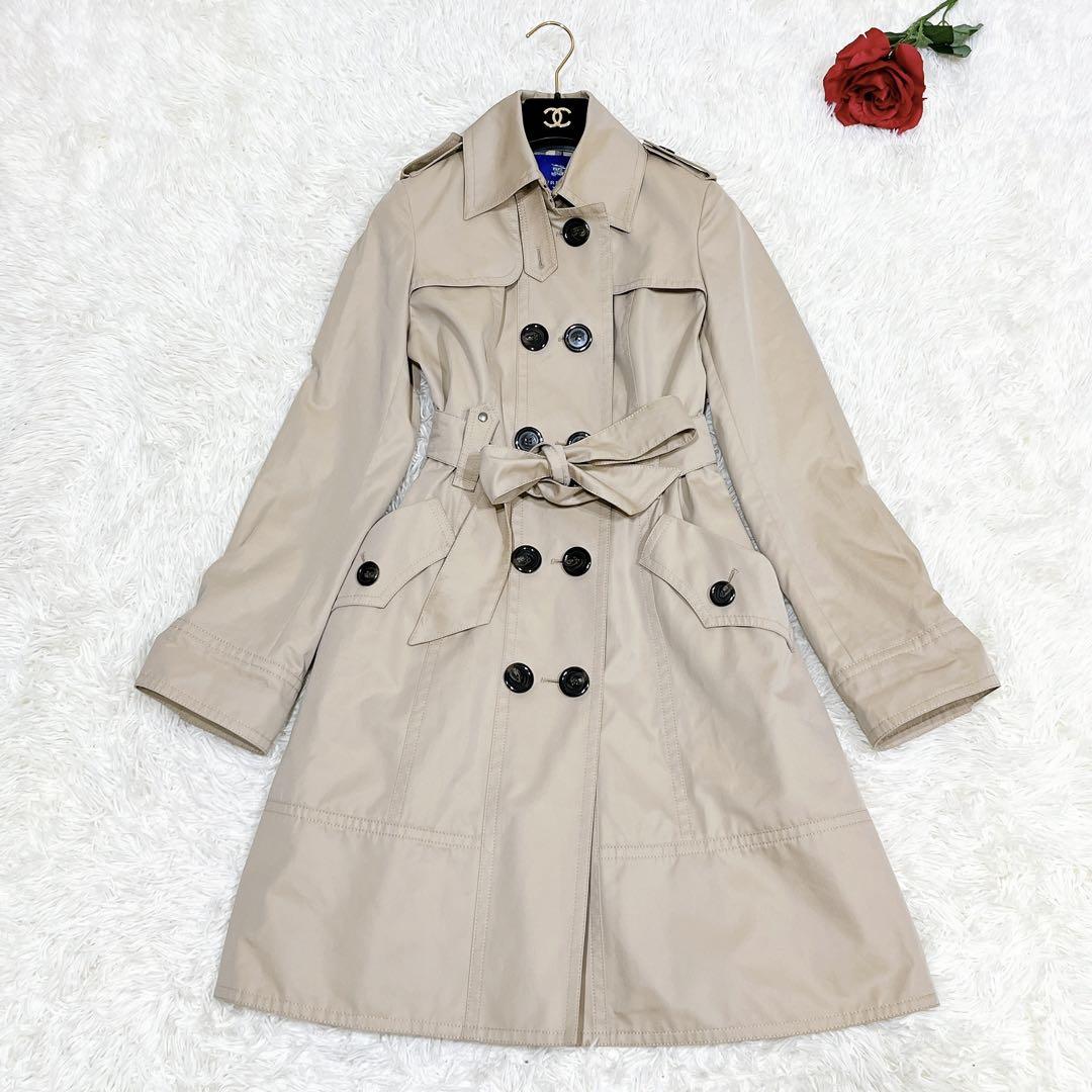 未使用級美品✨　バーバリーブルーレーベル　トレンチコート　ハニーベージュ