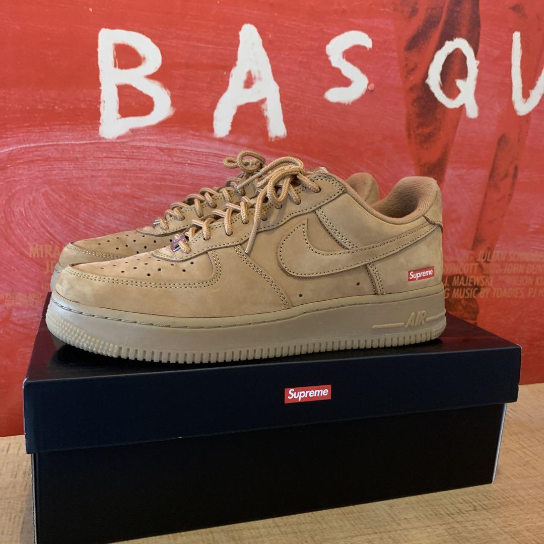 エアーフォース1 supreme ウィート　送込