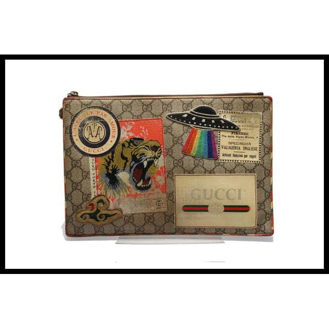 GUCCI GGスプリーム クーリエ クラッチバッグ■06pp0811-1M