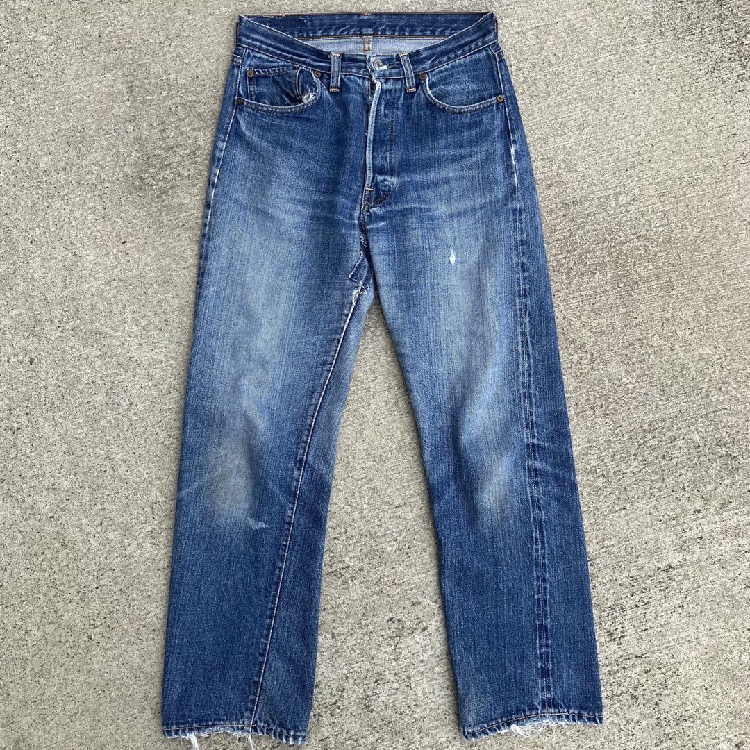 なご様　60s Levi's 501 BIGE ボタン裏2 足長R