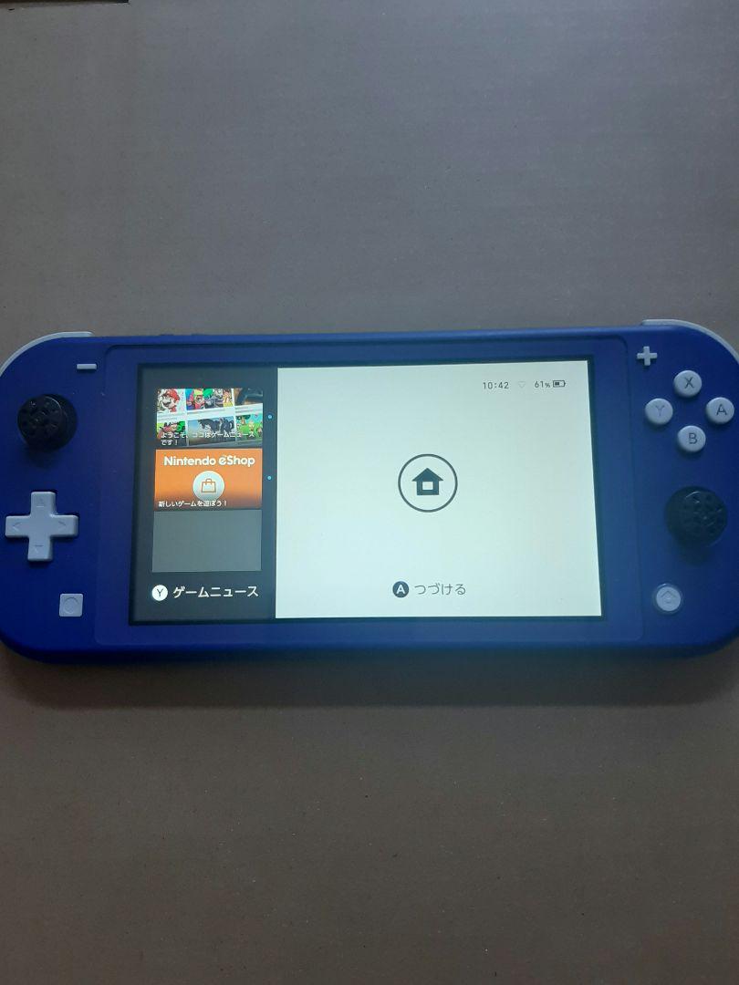 ジャンク扱い　Nintendo Switchライト本体　ブルー