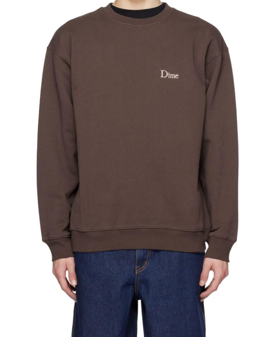 【新品未使用】　DIME トレーナー　ブラウン　M