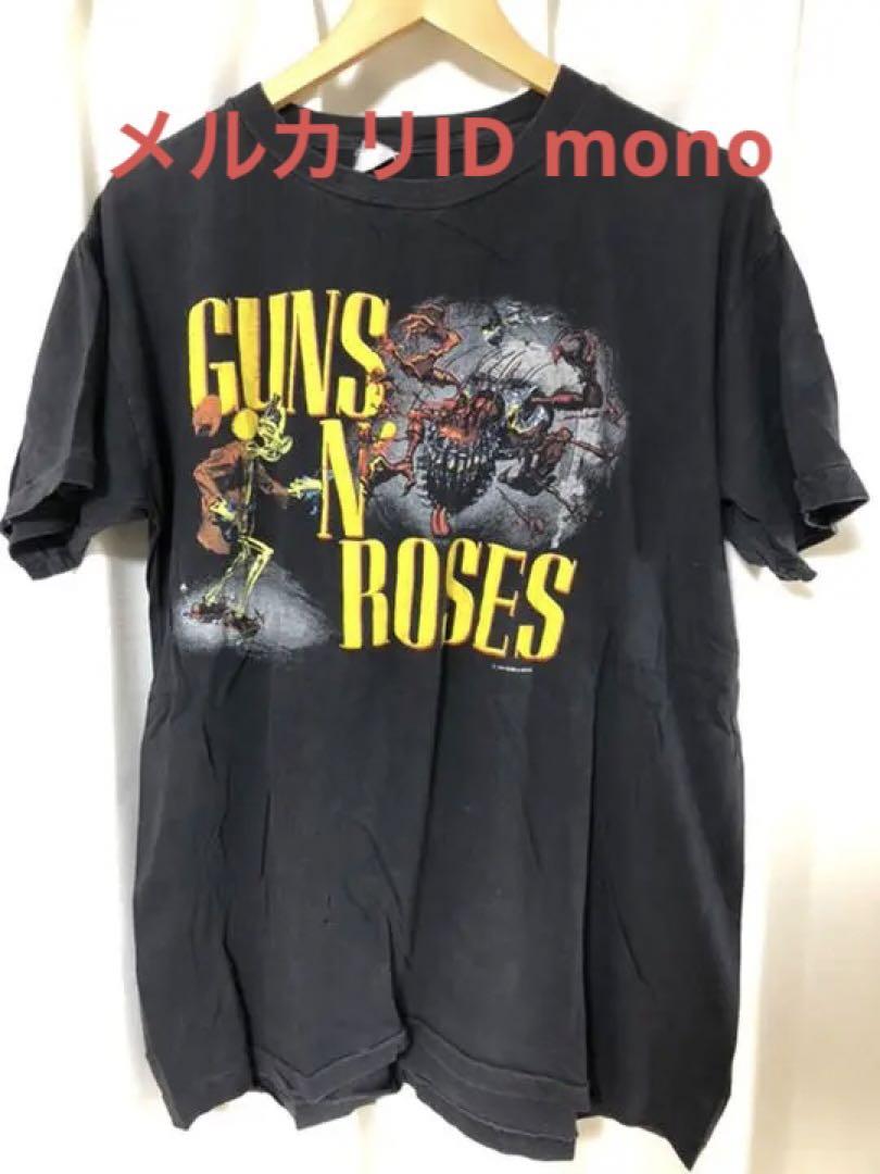 古 XL Guns n Roses Tシャツ バンドT レア Vintage