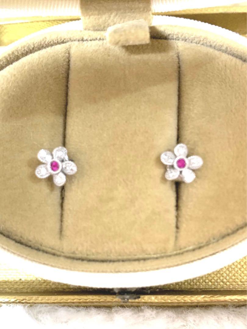 AbHeri アベリダイヤプラチナピアス