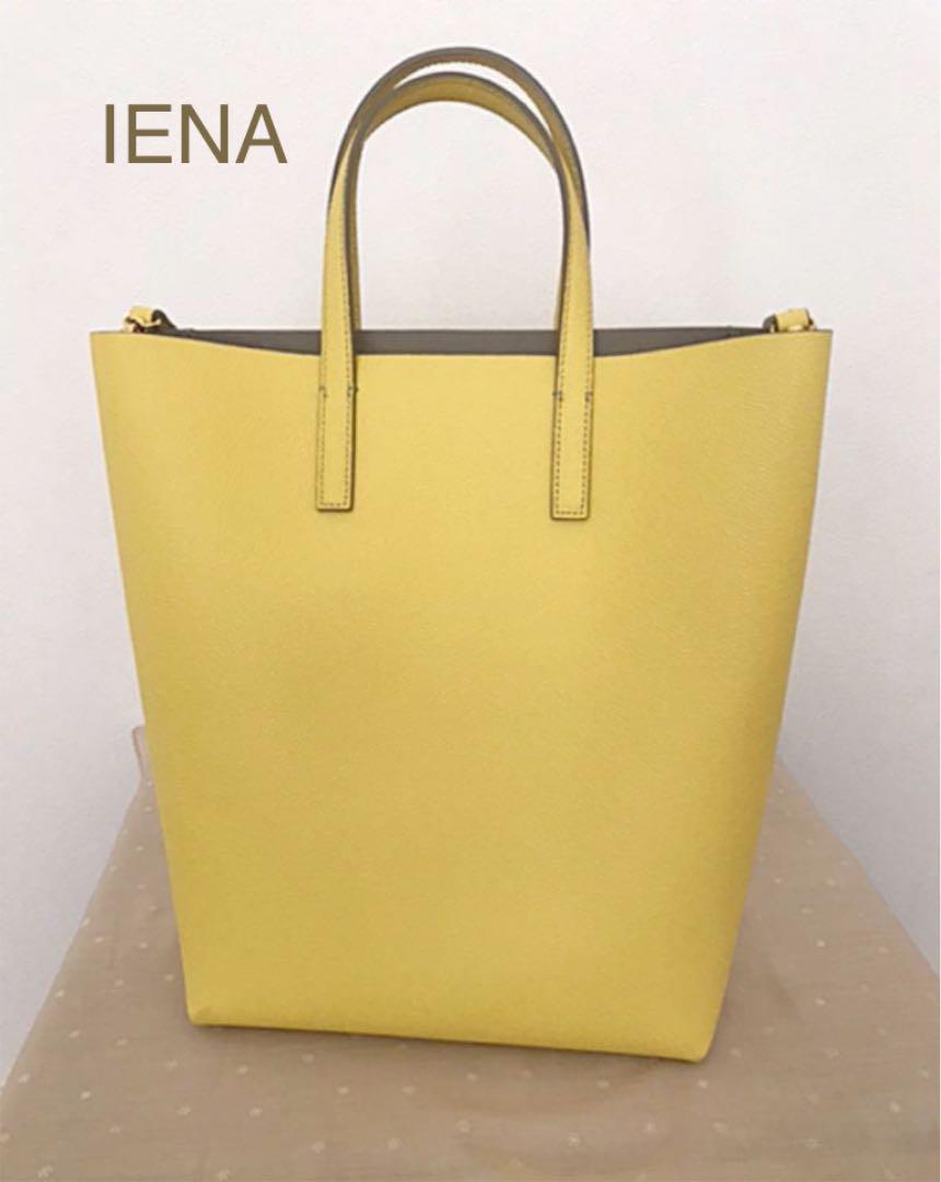 IENA☆MILMA ミニバケットバッグ ショルダーバッグ イエロー