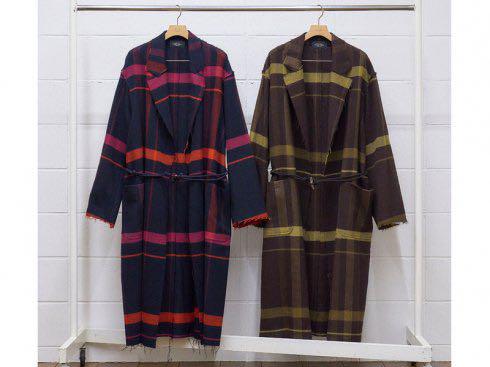 UNUSED wool coat ガウンコート