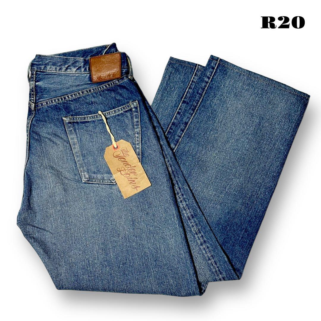 希少品！ TENDERLOIN デニム パンツ ライダース ウォッシュ 34 青