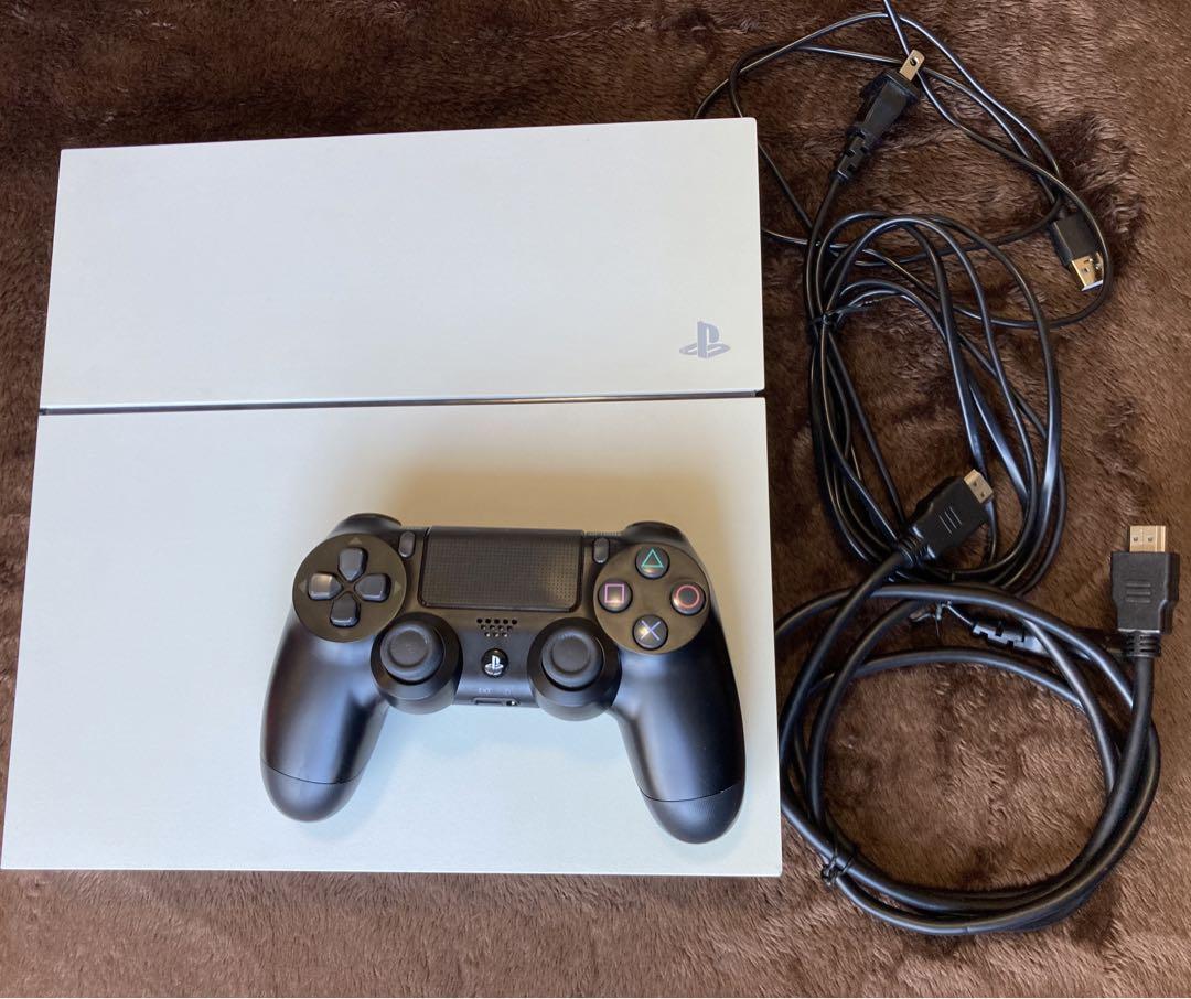 PS4 本体 コントローラー ホワイト