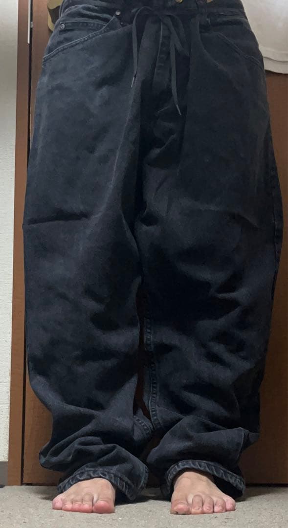 wrangler pitch black denim 38×30 polar好き