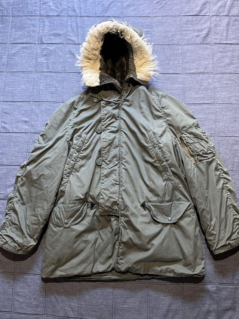 米軍 80s 実物 N-3B フライトジャケット  sizeＬ